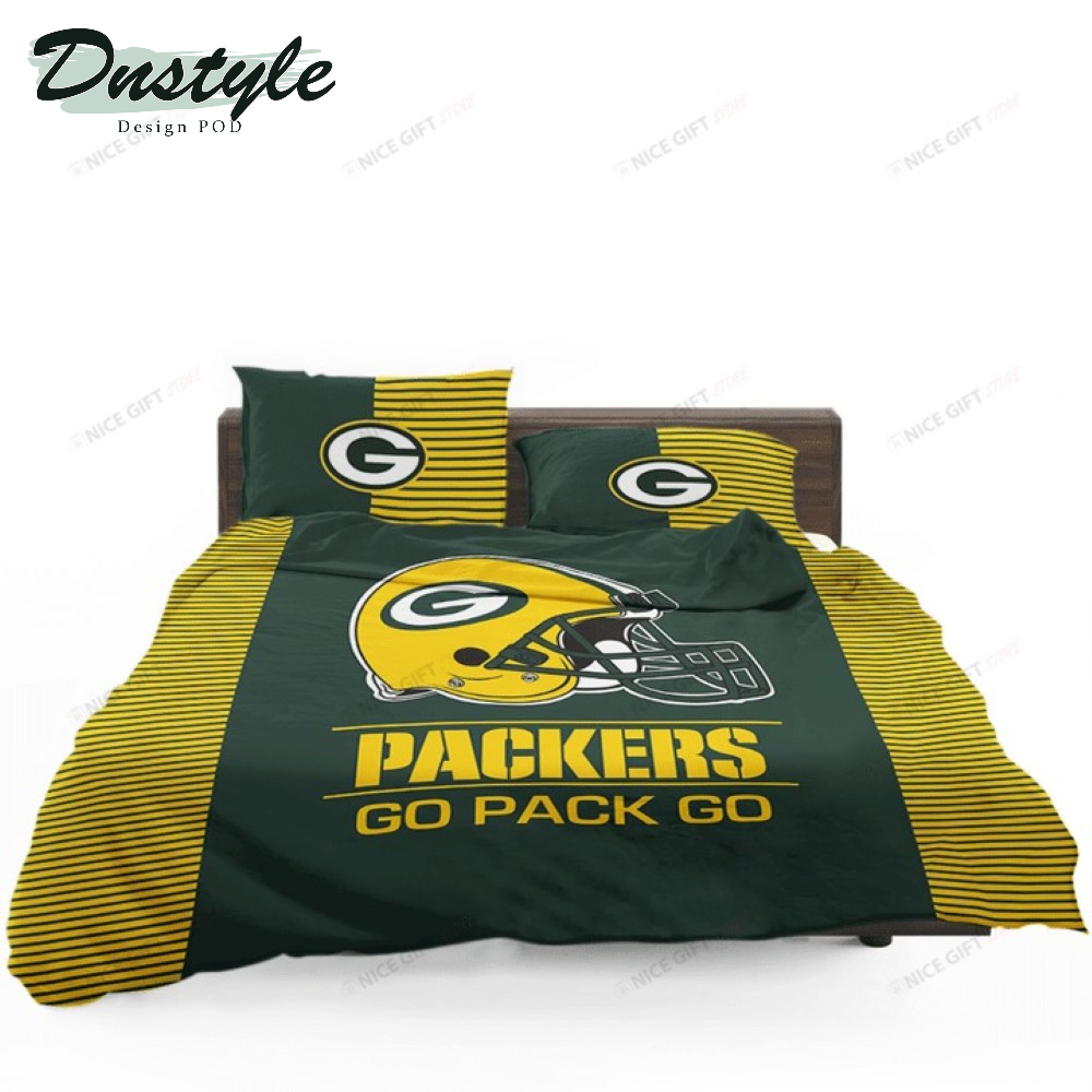 NFL Green Bay Packers Go Pack Go Bedding Set