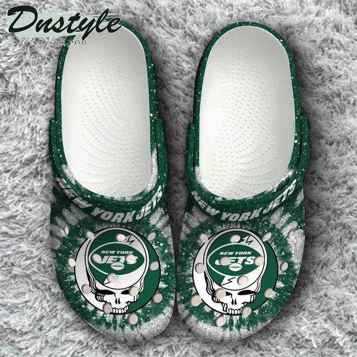 NFL New York Jets Skull Crocs Crocband Clog