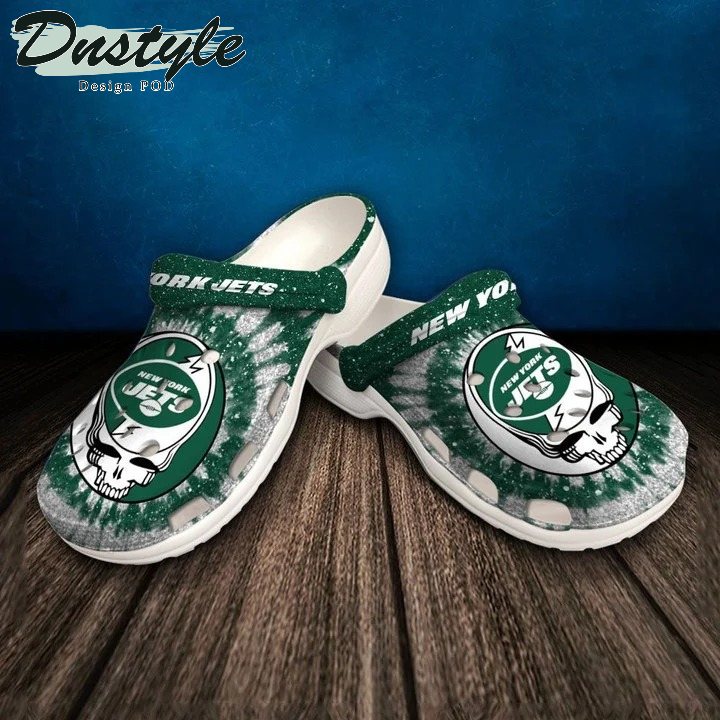 NFL New York Jets Skull Crocs Crocband Clog