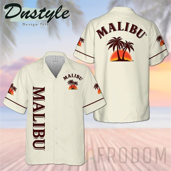 Malibu Rum Beige Hawaii Shirt