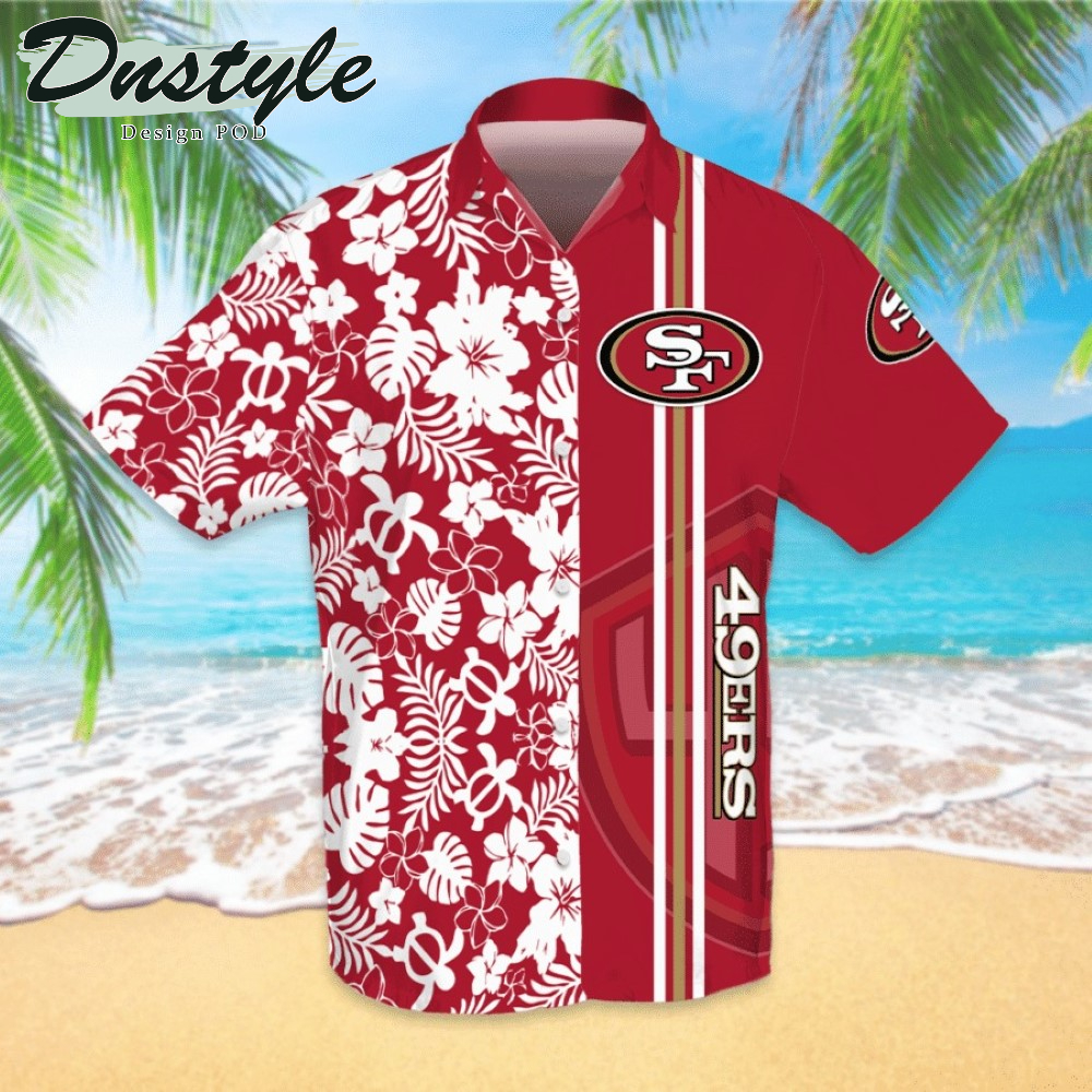 San Francisco 49Ers Hawaiian Shirt And Short