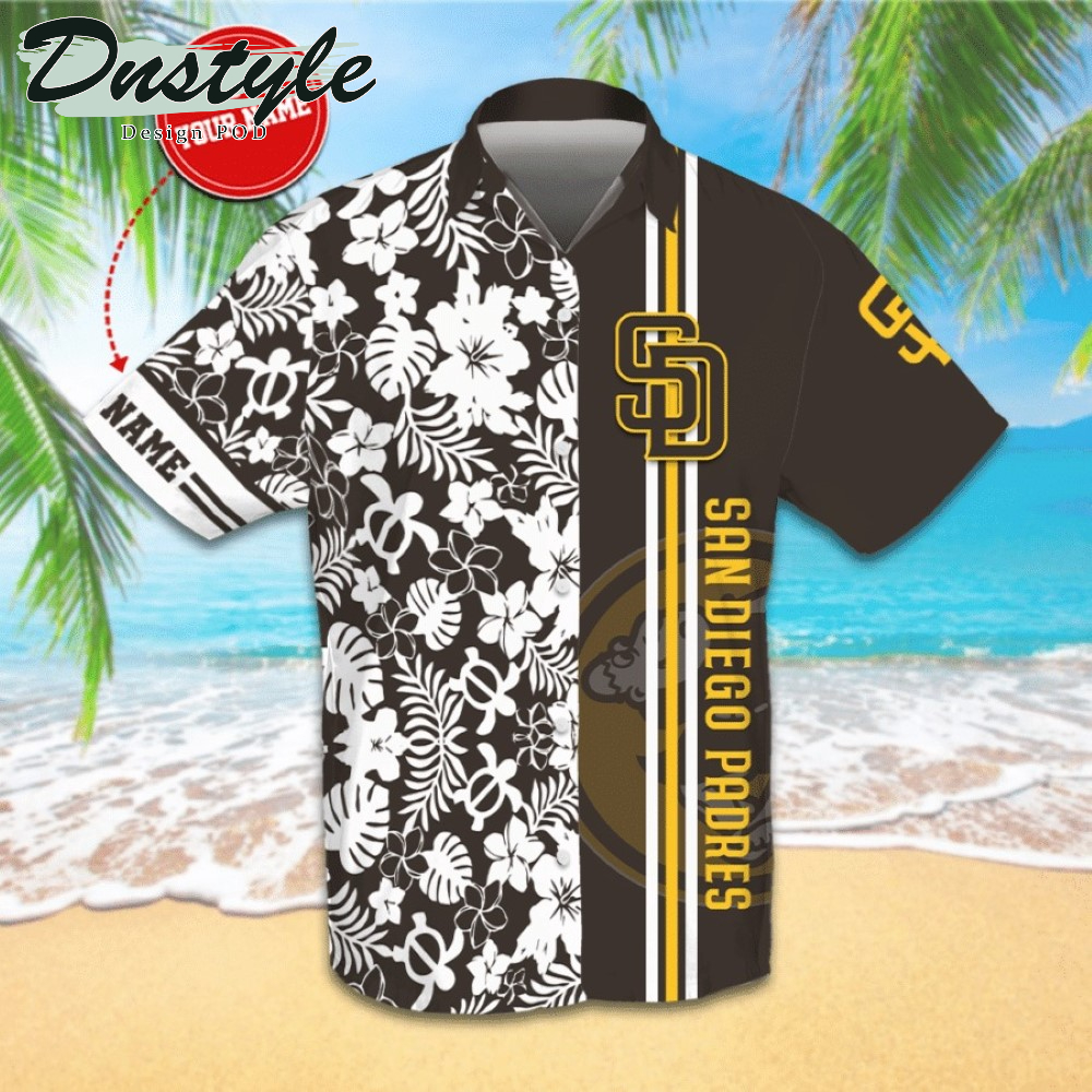 Personalized San Diego Padres Hawaiian Shirt And Short