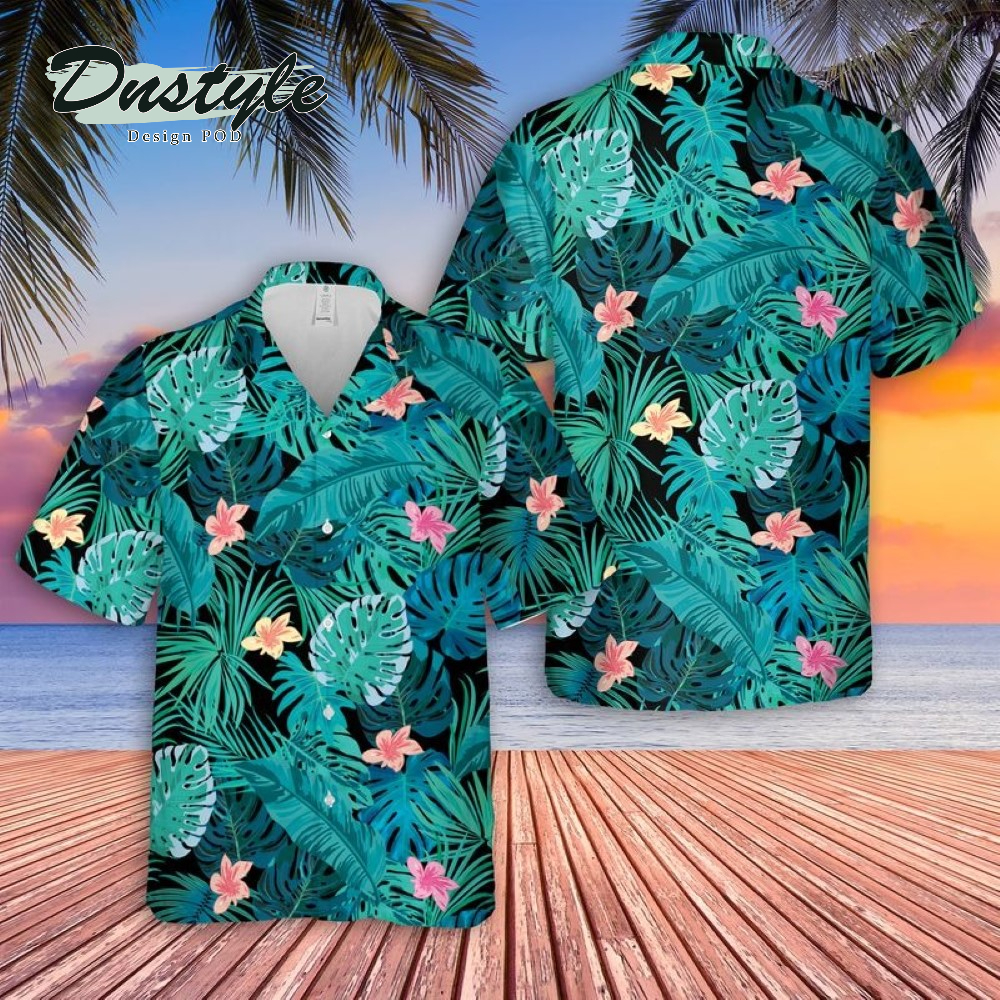 Floral Tropical Summer Pattern Hawaiian Shirt