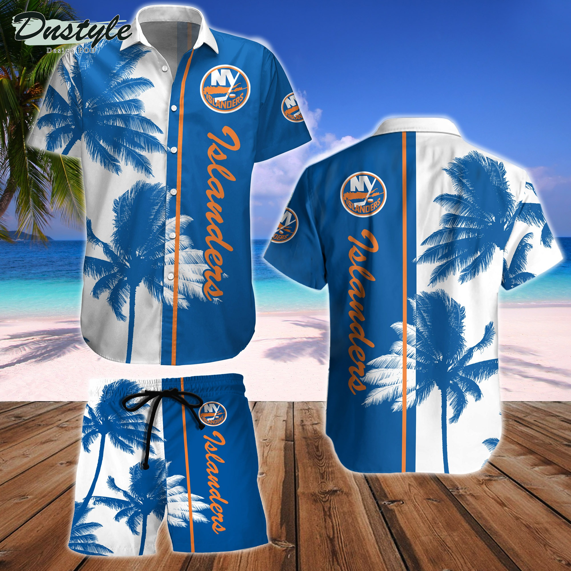 New York Islanders Hawaiian Shirt And Short