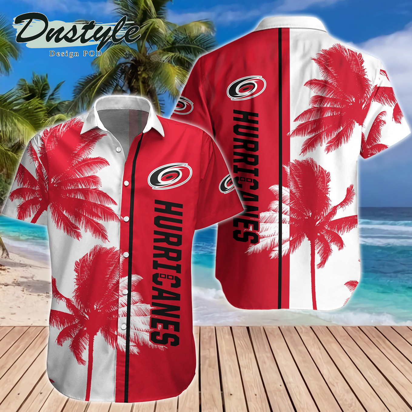 Carolina Hurricanes Hawaiian Shirt And Short