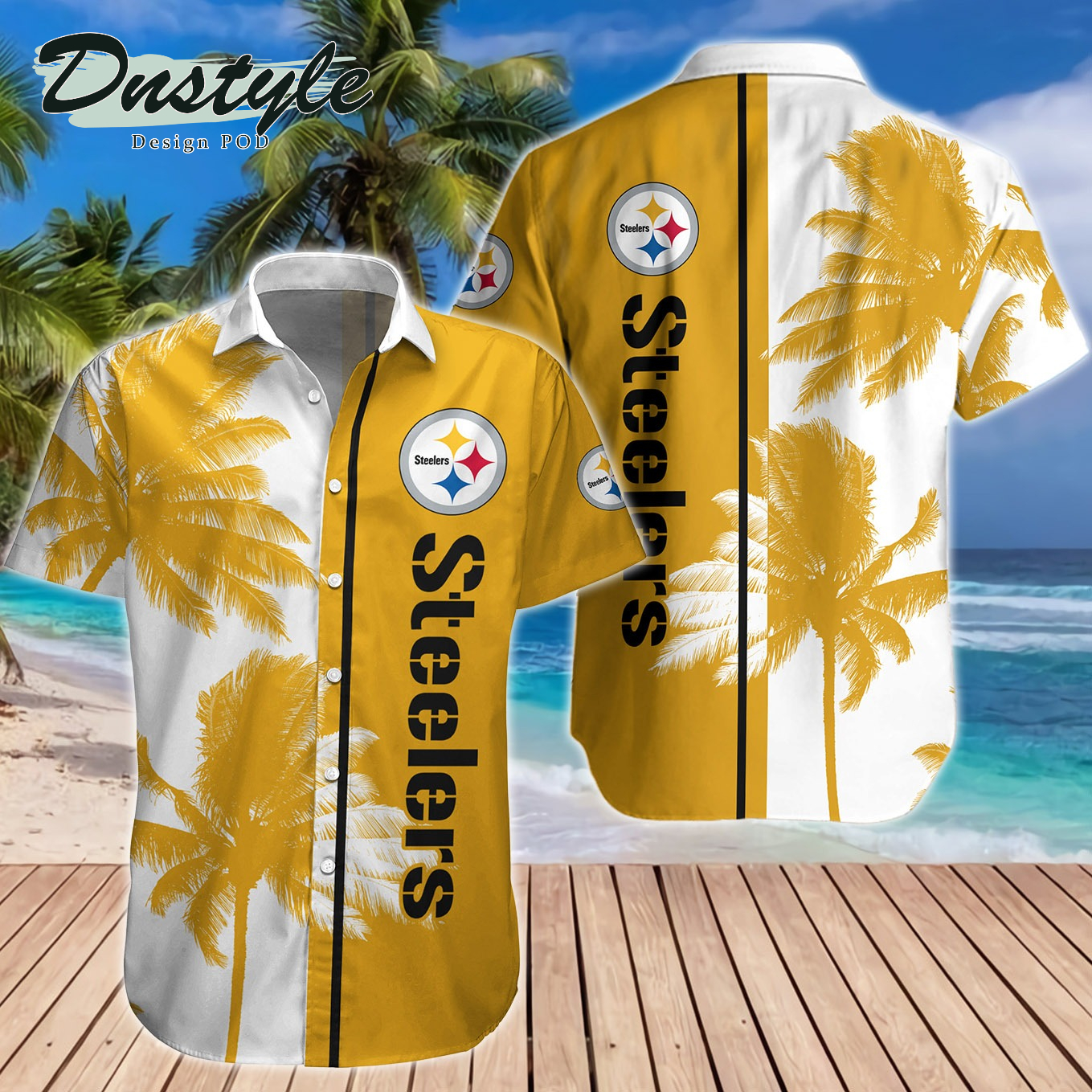Pittsburgh Steelers Hawaiian Shirt And Short