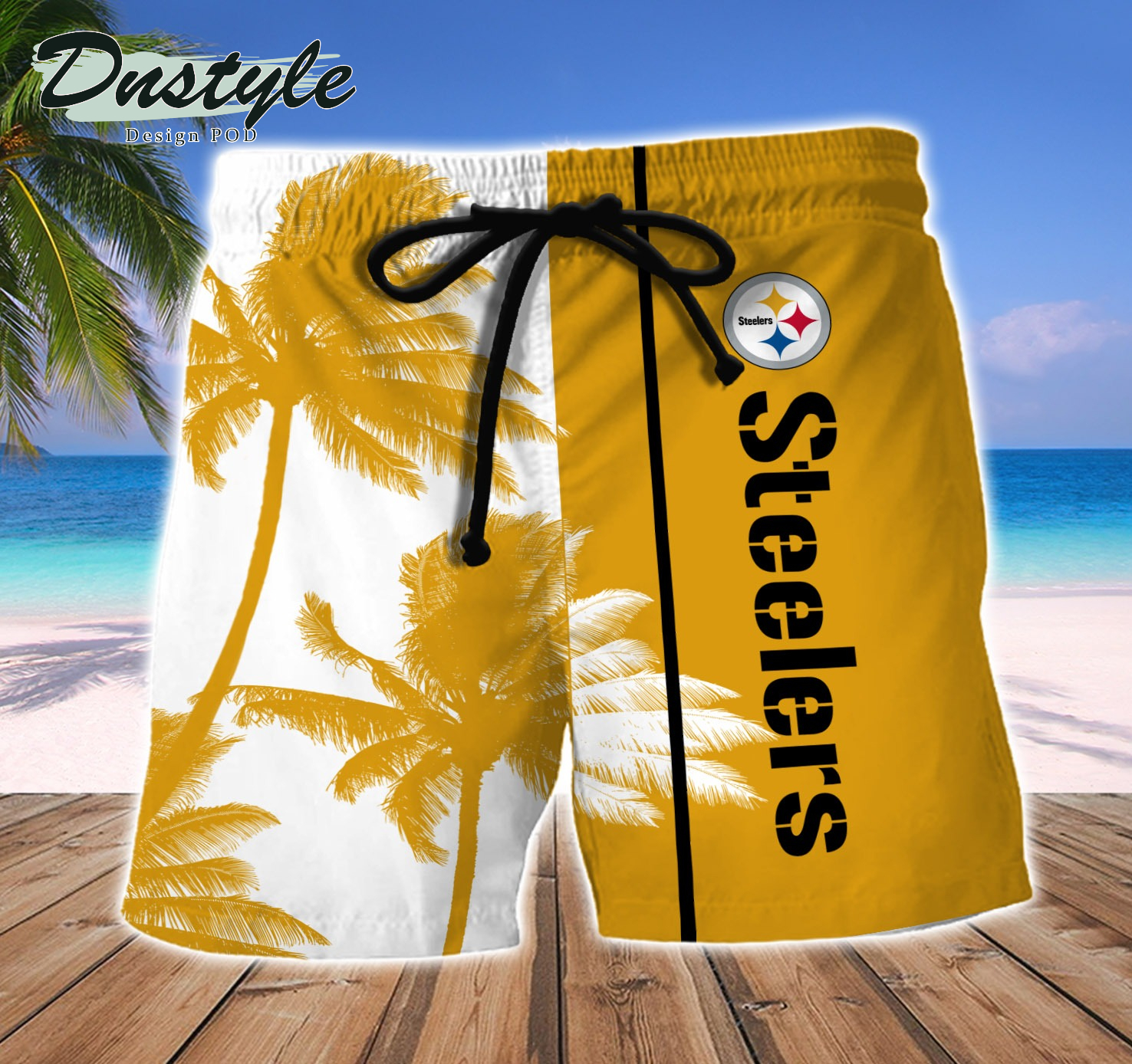 Pittsburgh Steelers Hawaiian Shirt And Short