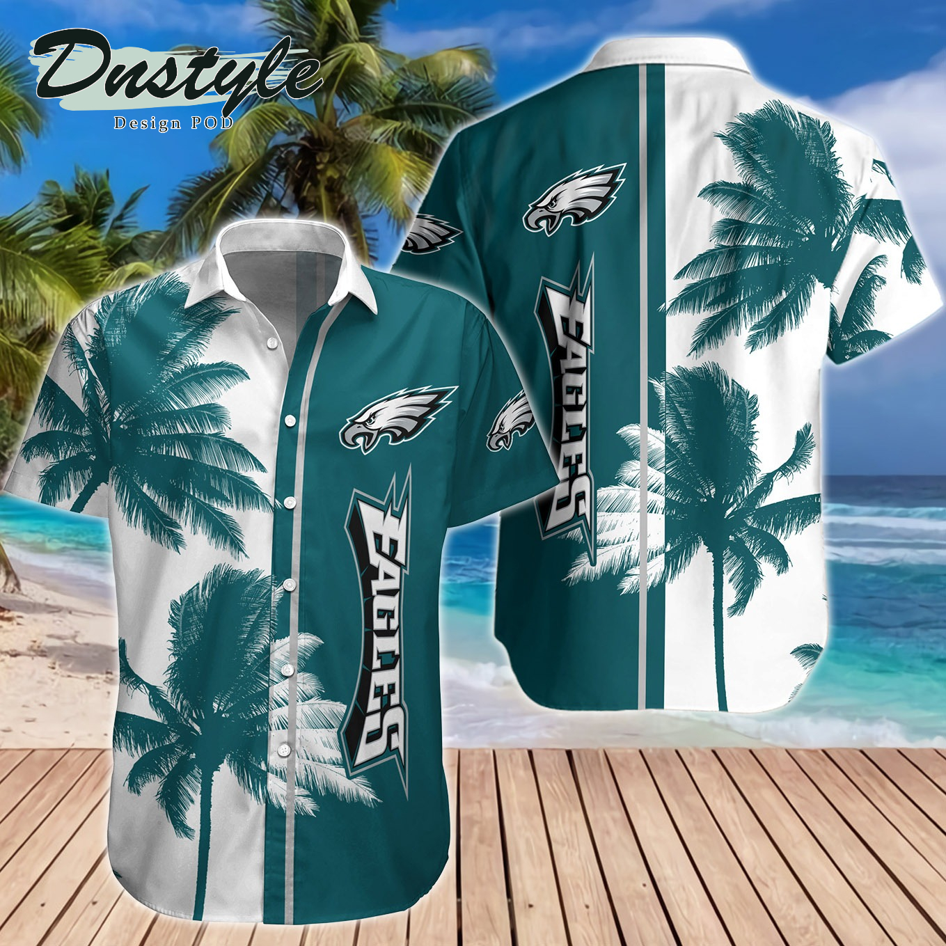 Philadelphia Eagles Hawaiian Shirt And Short