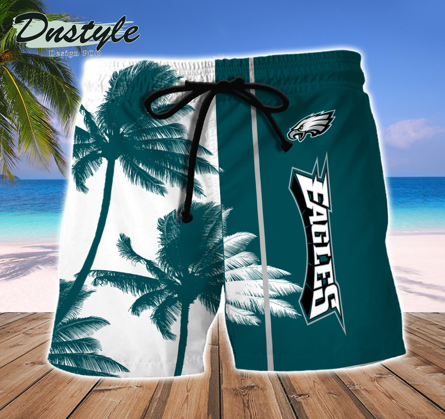 Philadelphia Eagles Hawaiian Shirt And Short