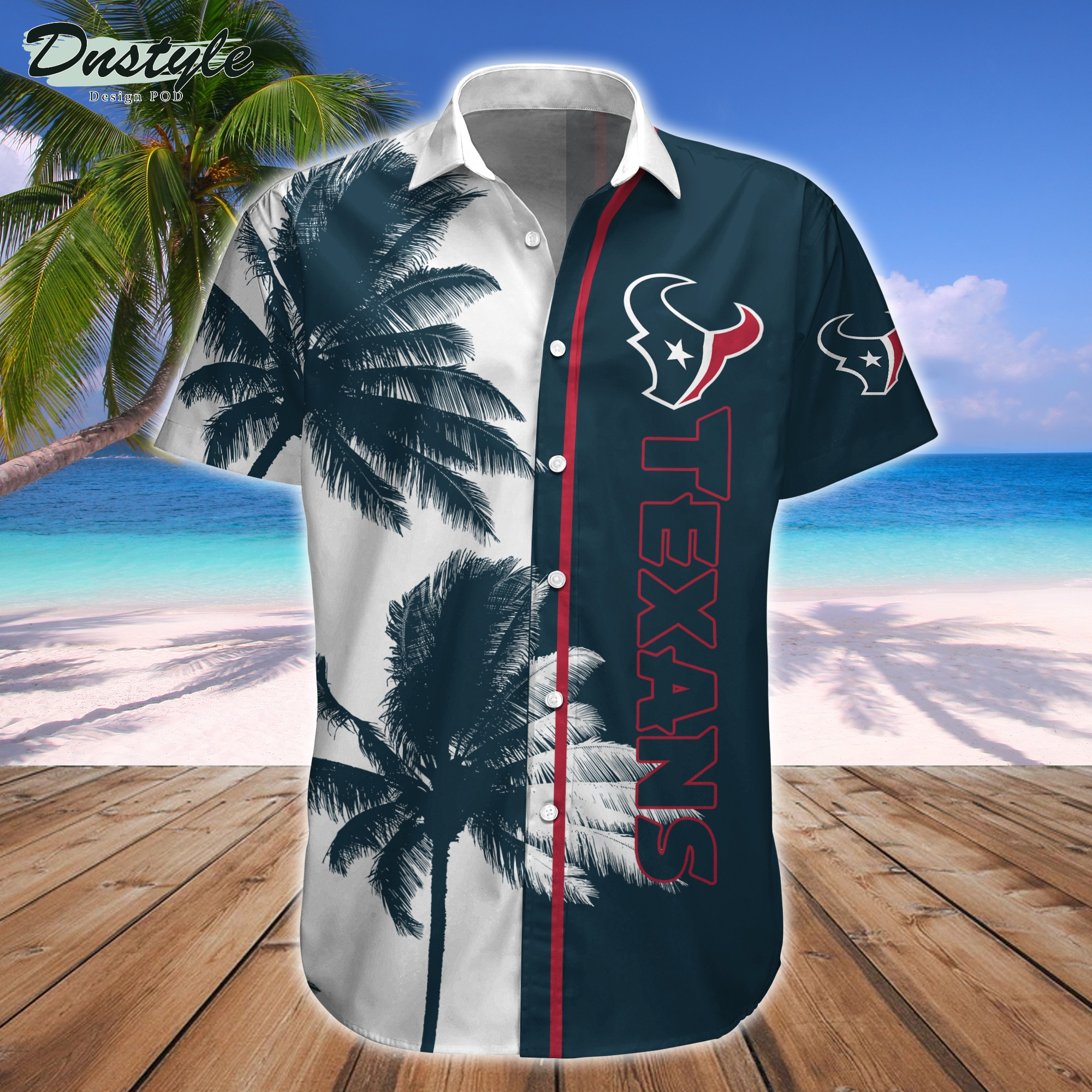 Houston Texans Hawaiian Shirt And Short
