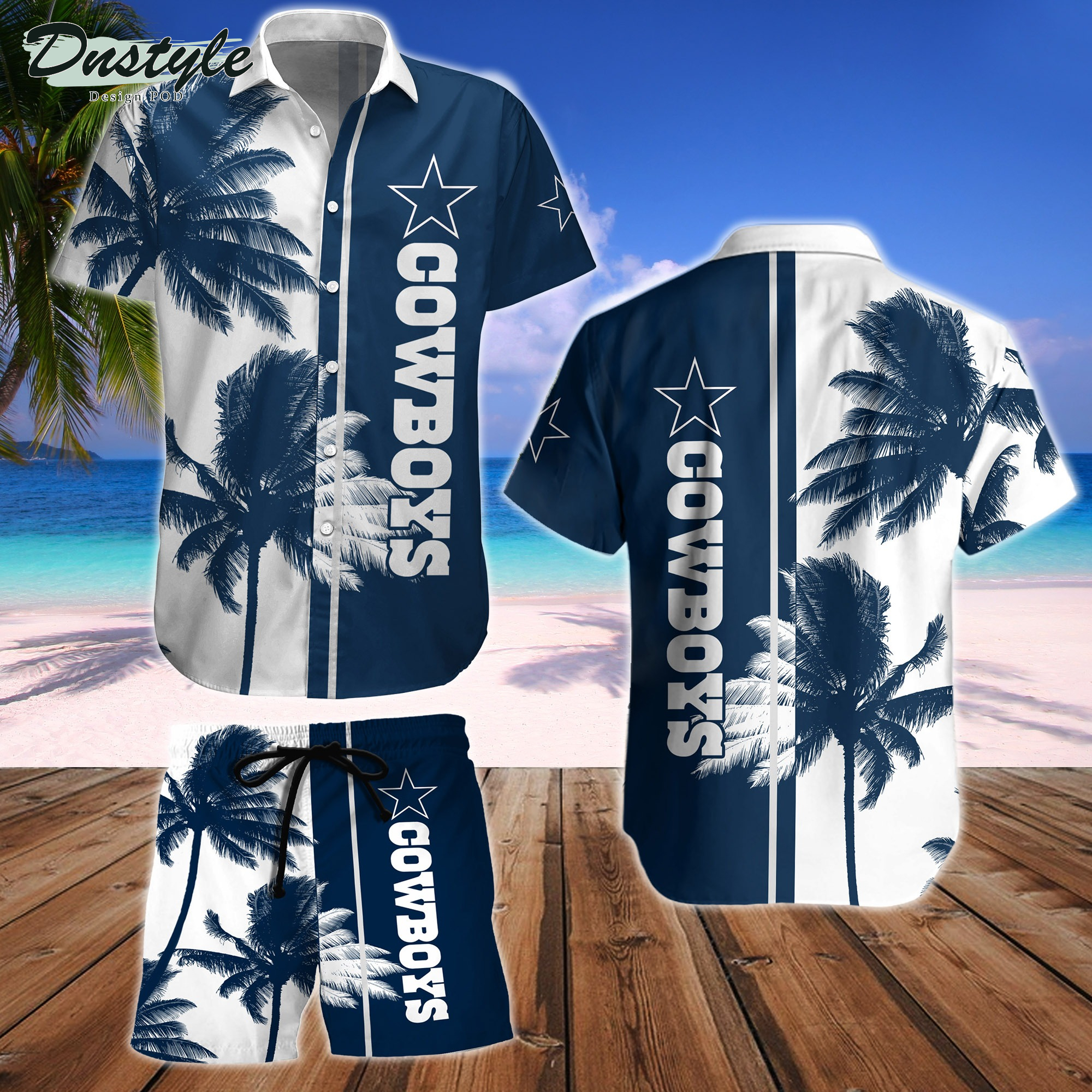 Dallas Cowboys Hawaiian Shirt And Short