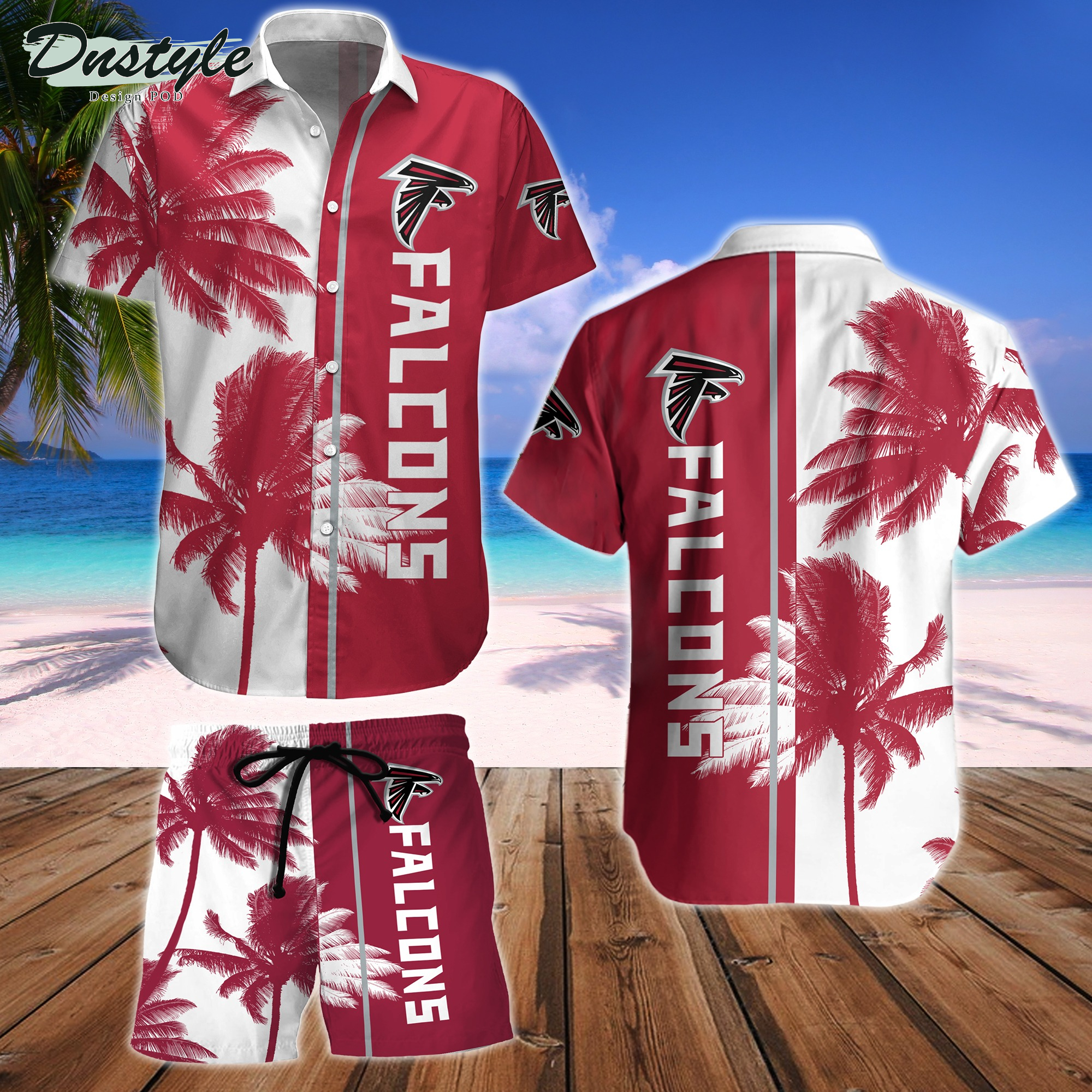 Atlanta Falcons Hawaiian Shirt And Short