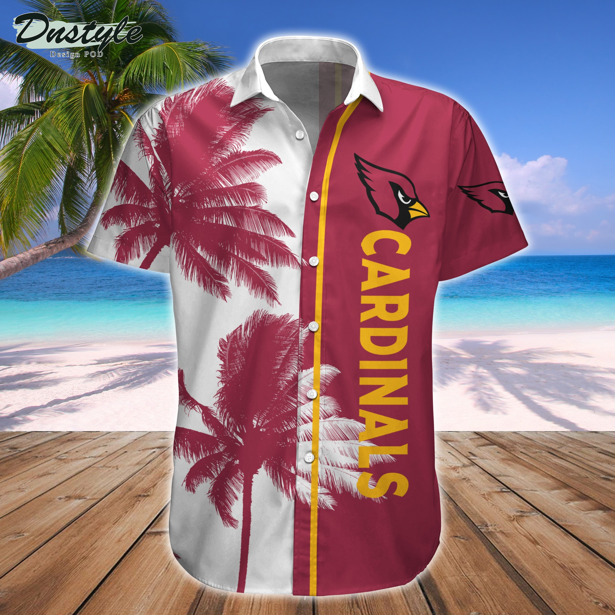 Arizona Cardinals Hawaiian Shirt And Short