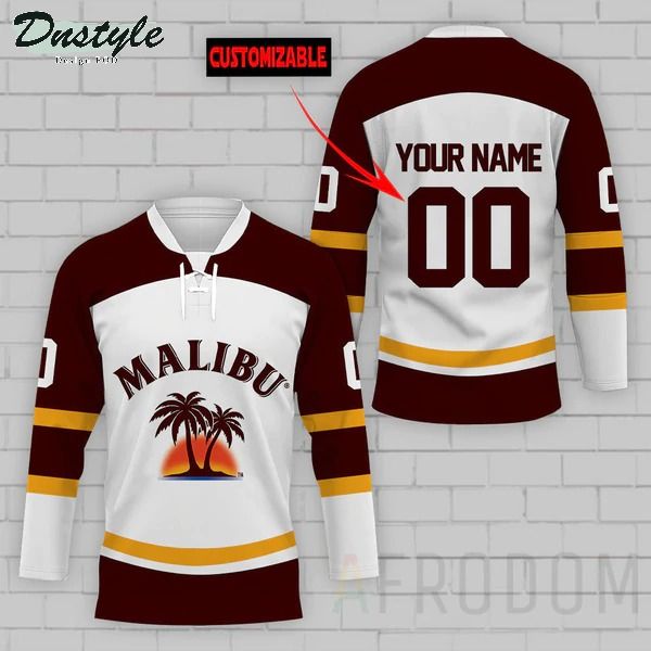 Malibu Rum Personalized Hockey Jersey