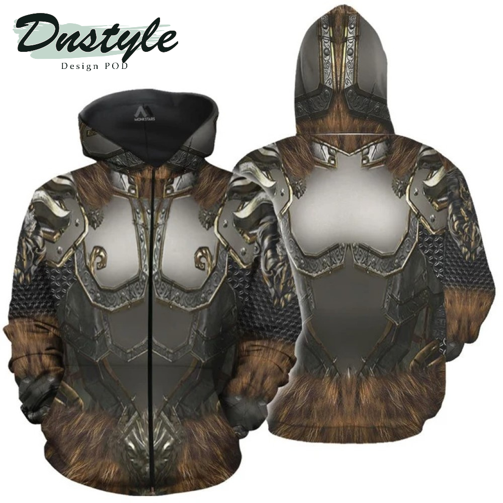 King Varian Wrynn Armor 3D All Over Printed Hoodie
