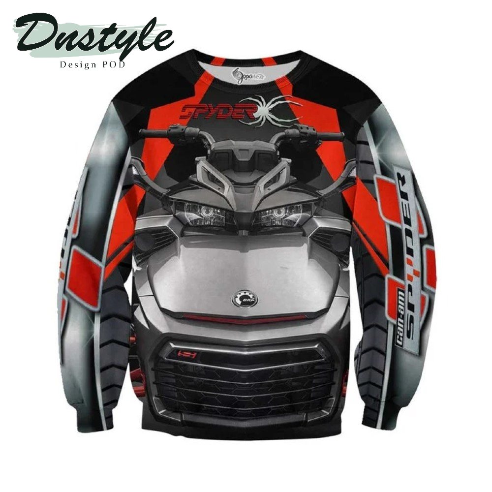Can-Am Ryker Full Face 3D All Over Printed Hoodie
