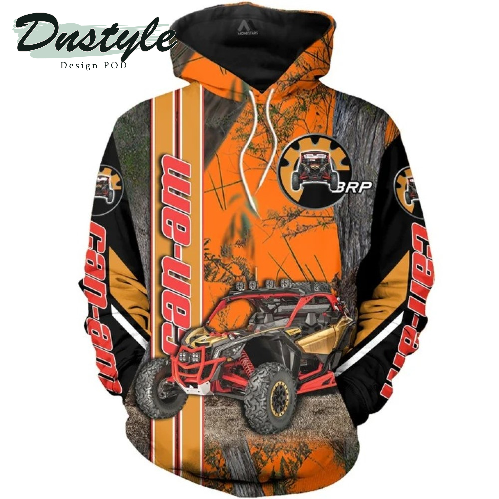 Can Am Off Road In Camo 3D All Over Printed Hoodie