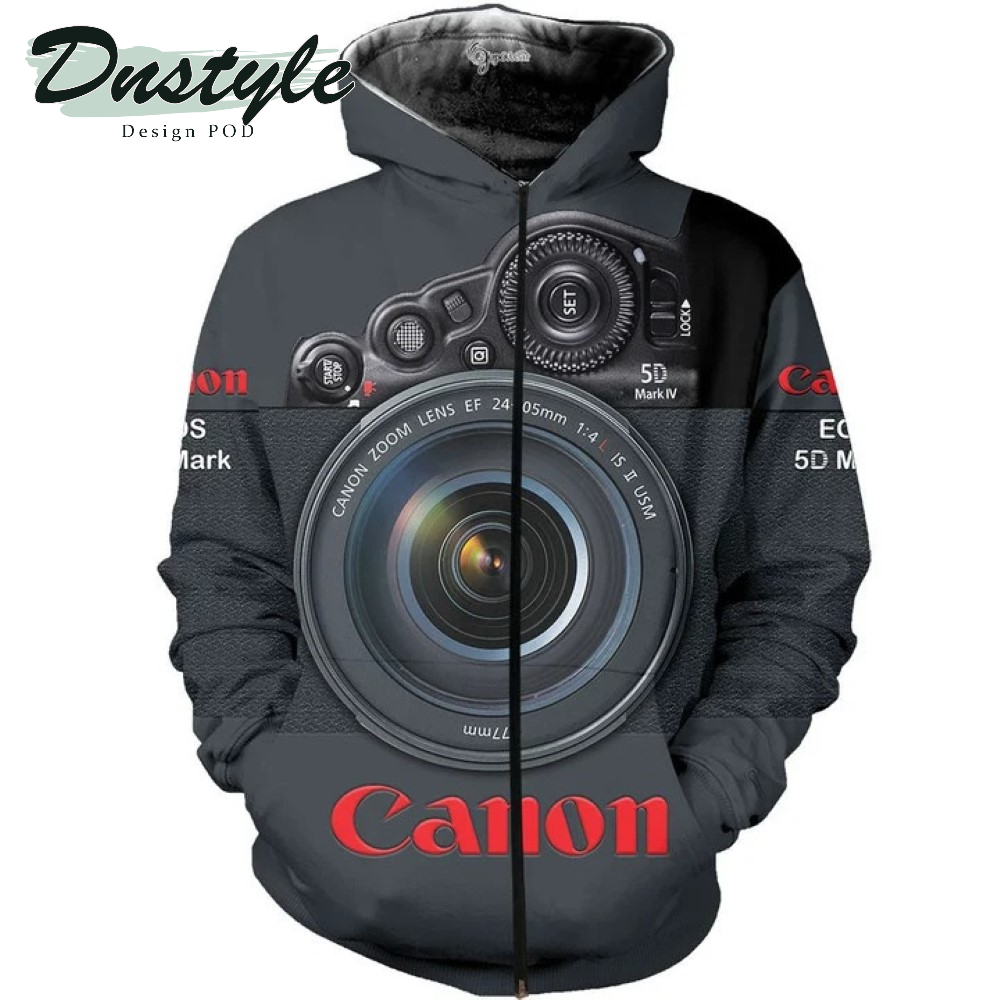 Canon EOS 5D Mark IV 3DAll Over Printe Hoodie