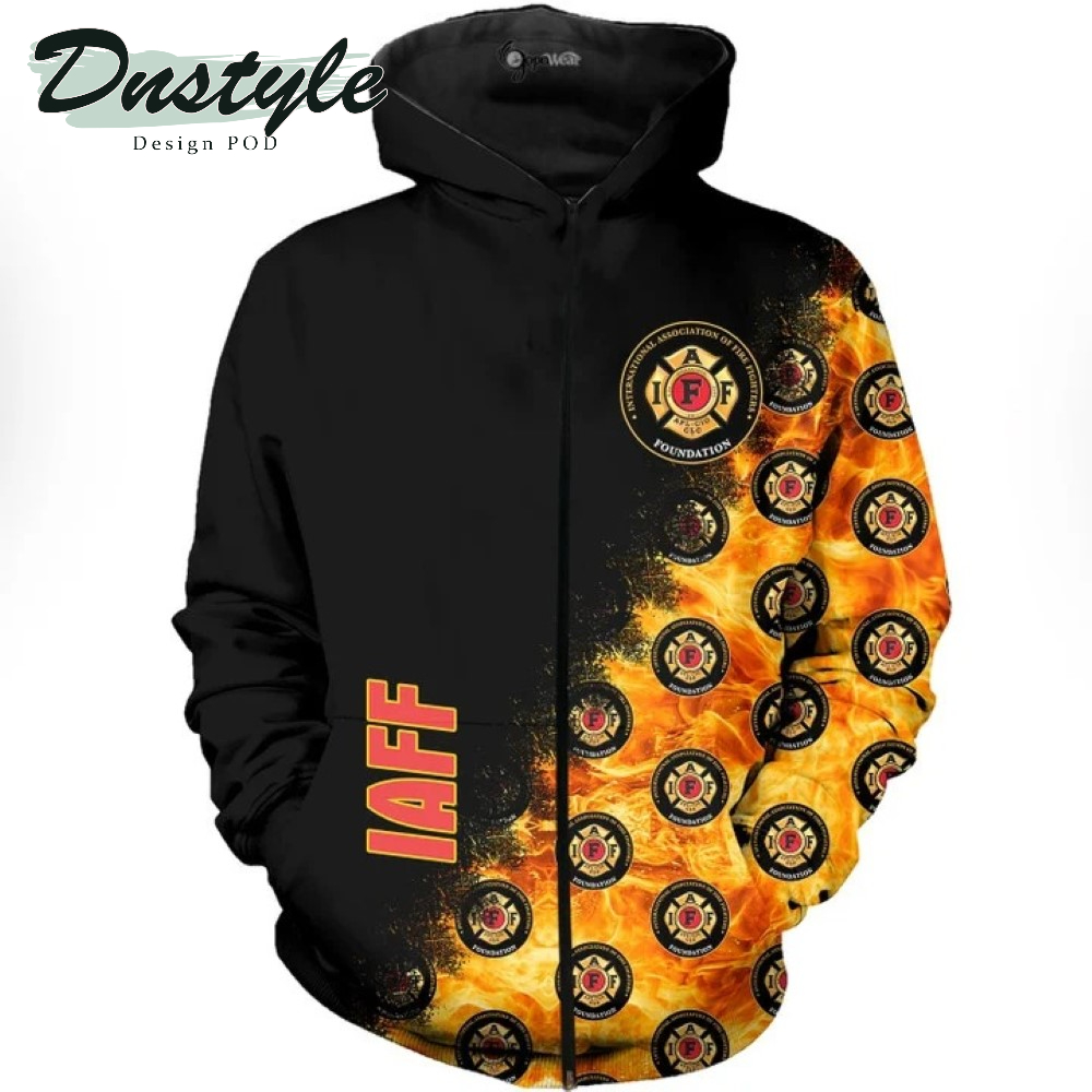 International Association of Fire Fighters 3D All Over Printe Hoodie