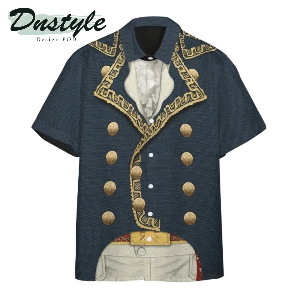 Marquis de Lafayette Custom Hawaiian Shirt