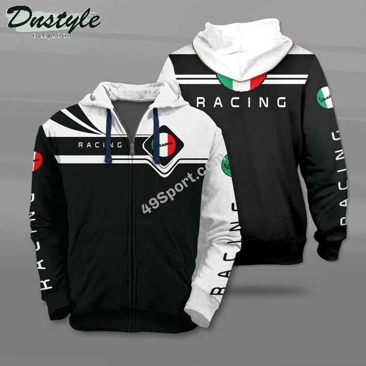 Vespa Racing 3d all over print hoodie