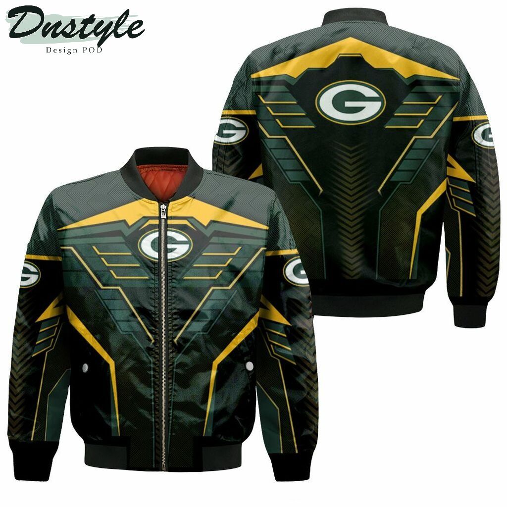 Green Bay Packers NFL For Mens Womens Bomber Jacket