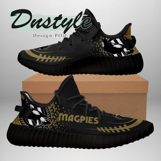 Collingwood Magpies AFL Yeezy Shoes Sneakers