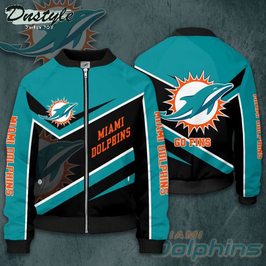 Miami Dolphins Go Fins Bomber Jacket