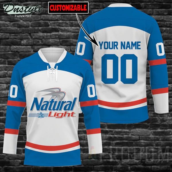 Natural Light Personalized Hockey Jersey