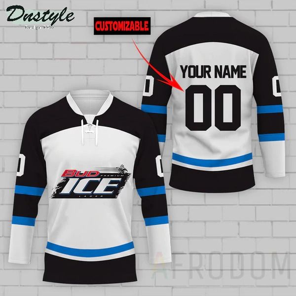 Bud Ice Personalized Hockey Jersey