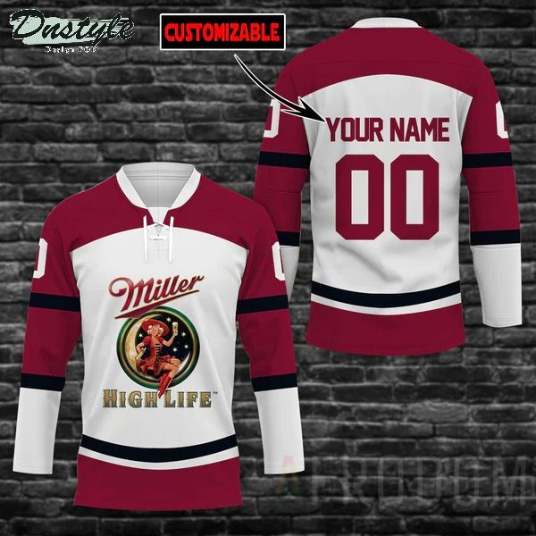 Miller High Life Personalized Hockey Jersey