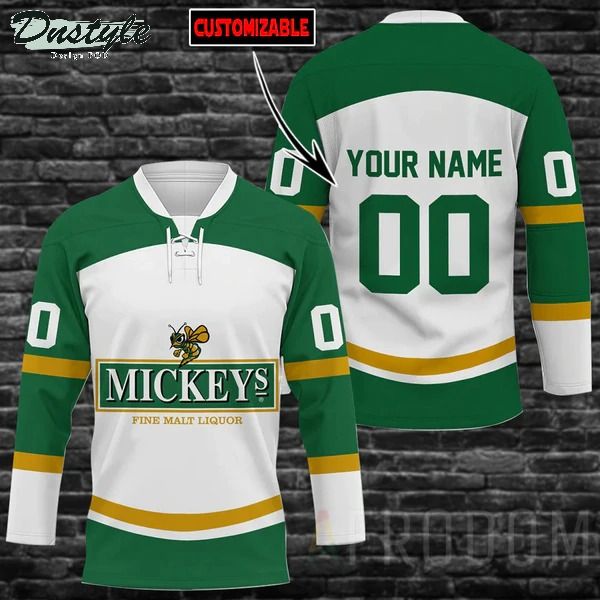Mickey's Beer Personalized Hockey Jersey