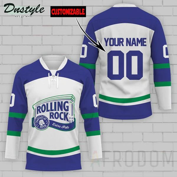 Rolling Rock Personalized Hockey Jersey