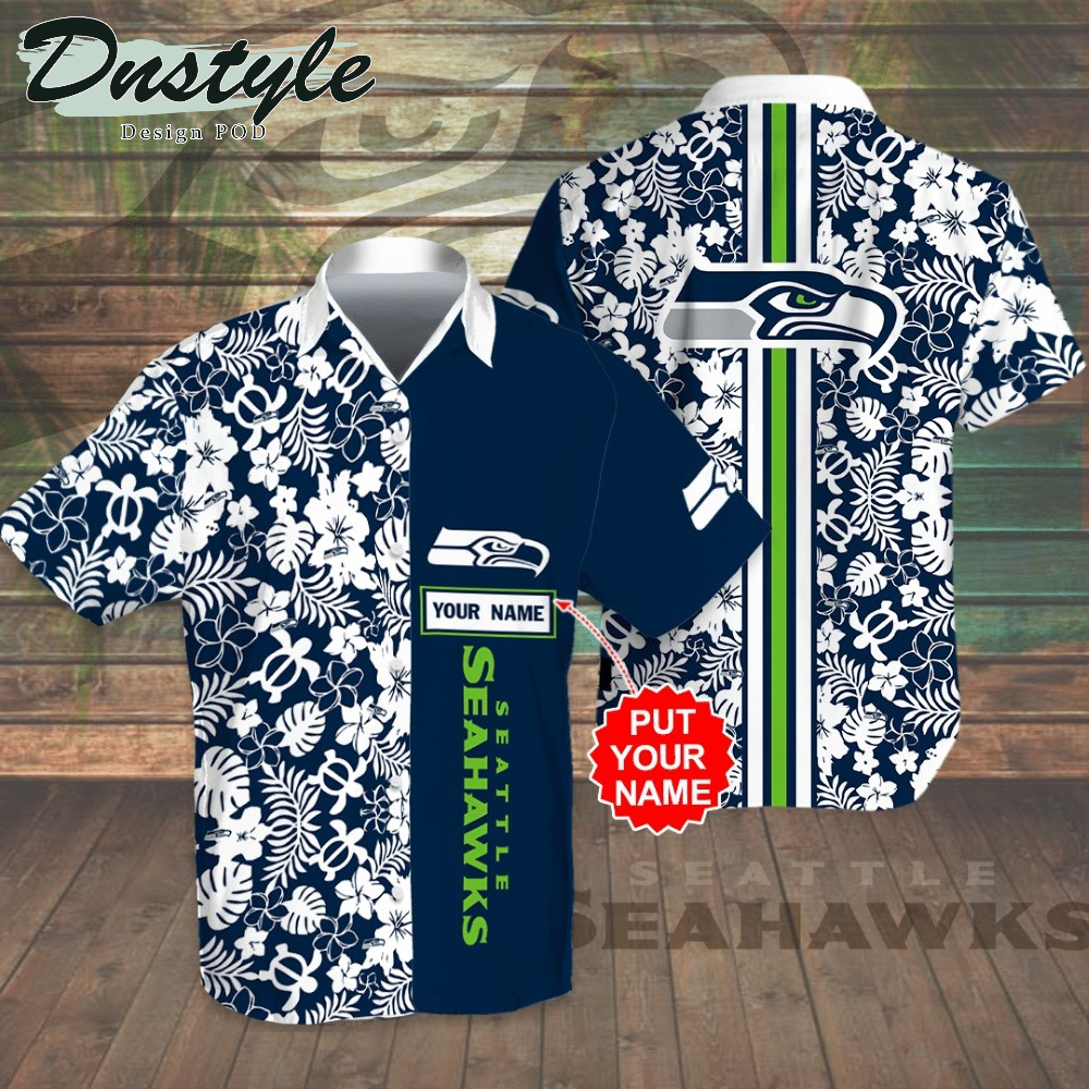Personalized Seattle Seahawks Hawaiian Shirt And Short