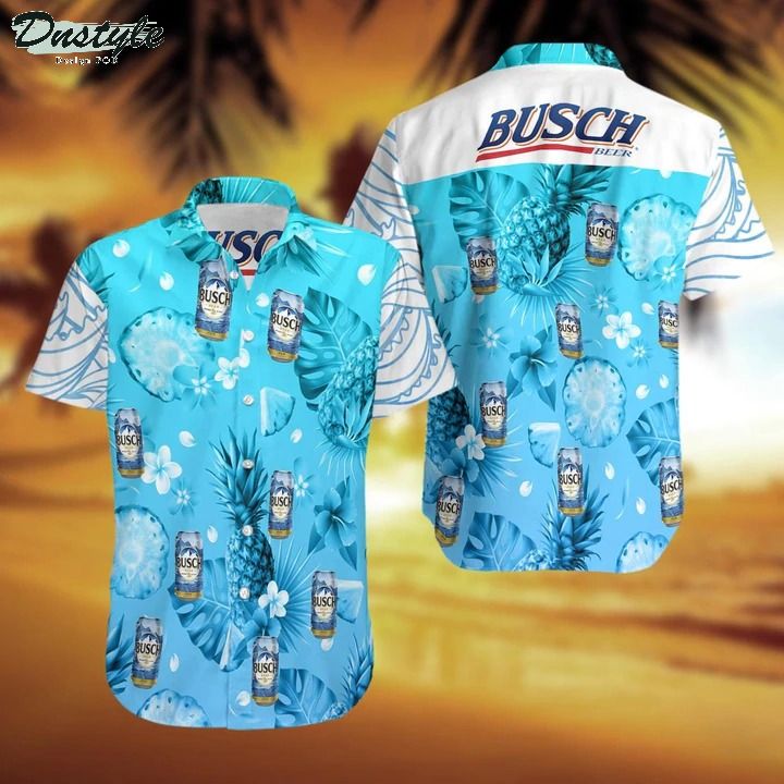 Busch Latte Summer Hawaiian Beach Shirt