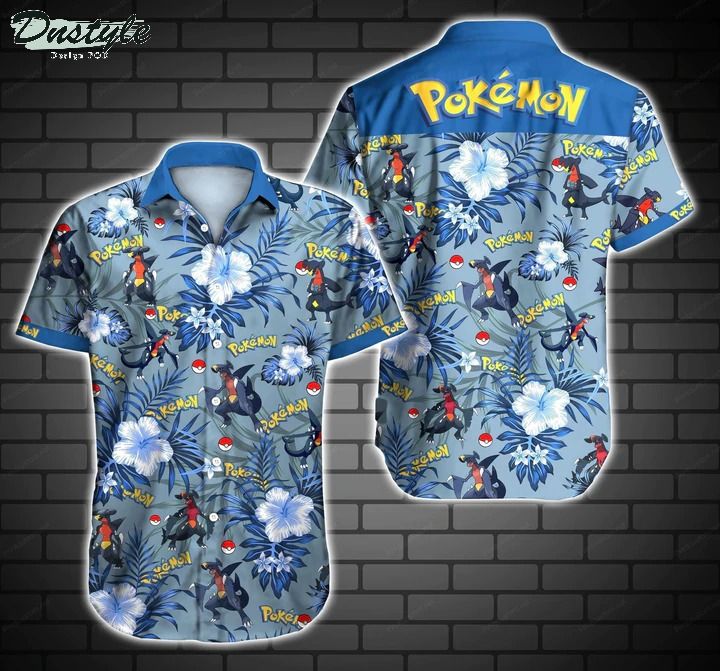 Pokemon Garchomp Hawaiian Shirt