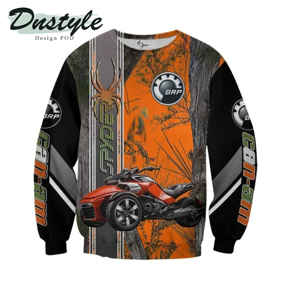 Can-Am Ryker In Camo 3D All Over Printed Hoodie