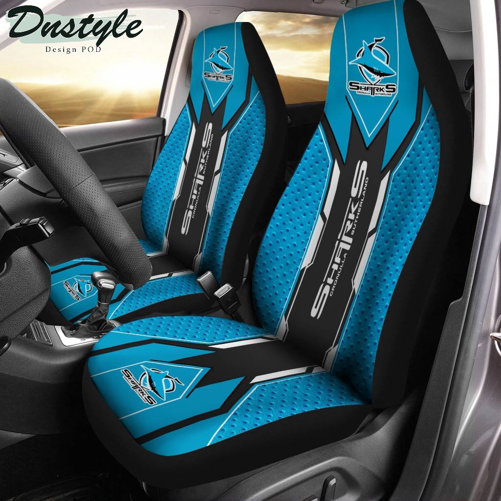 Fits All Set Of 2 St George Illawarra Dragons NRL Front Car Seat Covers