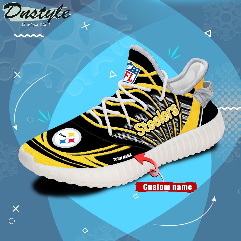 Pittsburgh Steelers Personalized Yeezy Boost