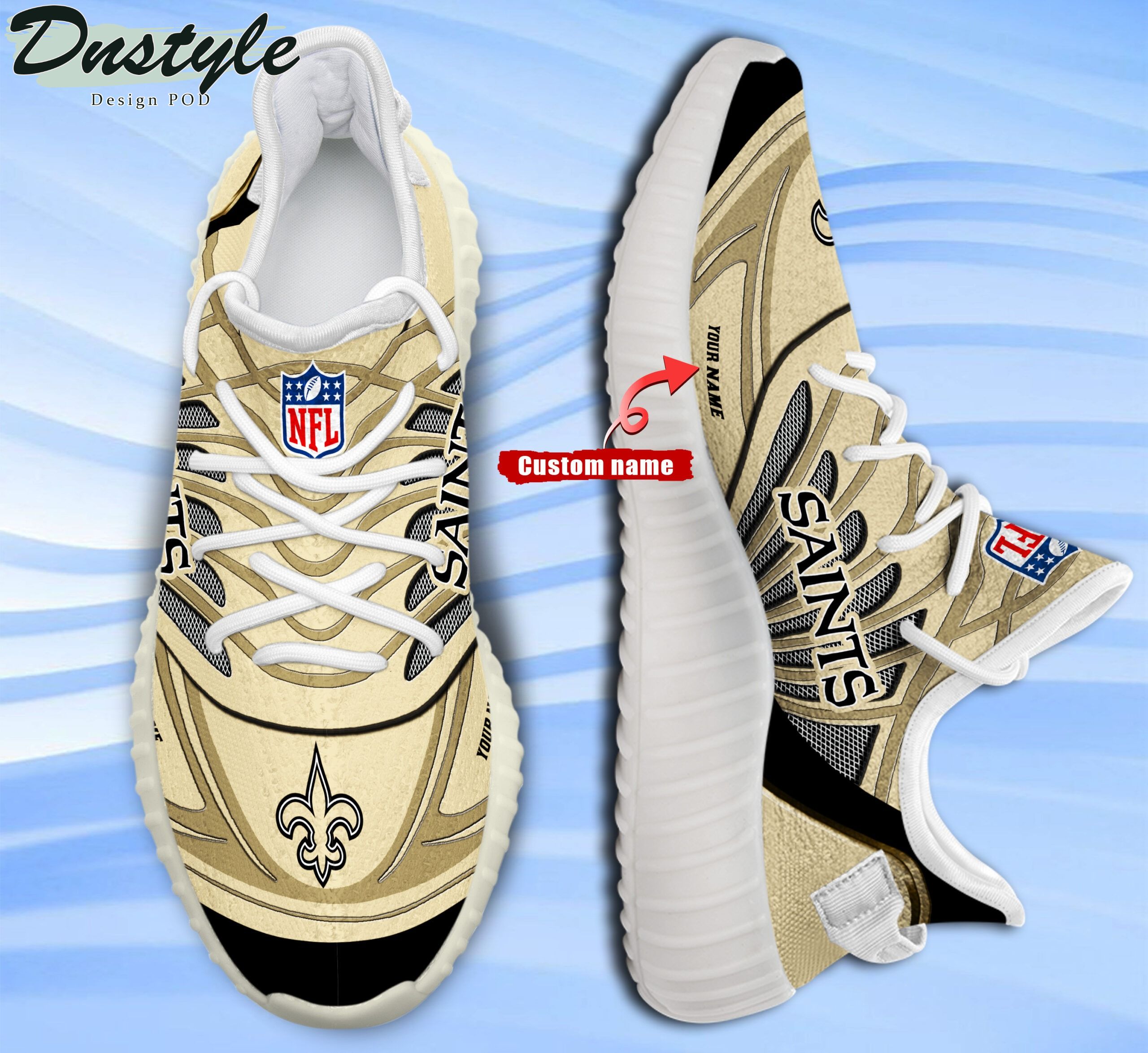 New Orleans Saints Personalized Yeezy Boost
