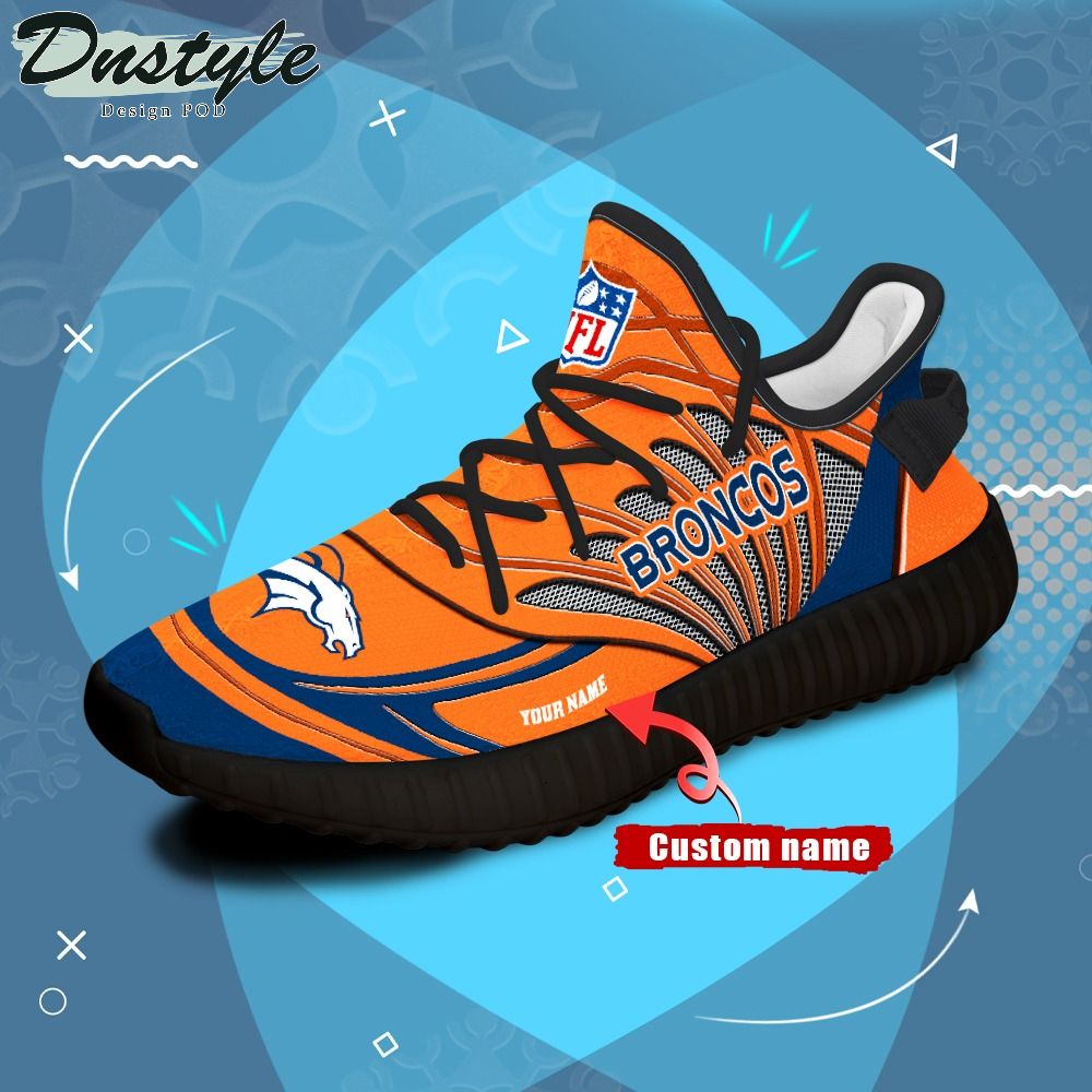 Denver Broncos Personalized Yeezy Boost