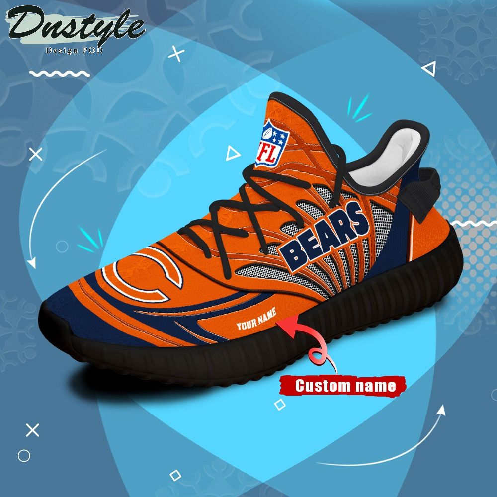 Chicago Bears Personalized Yeezy Boost