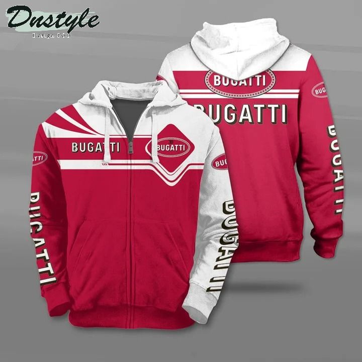 Bugatti 3d all over print hoodie