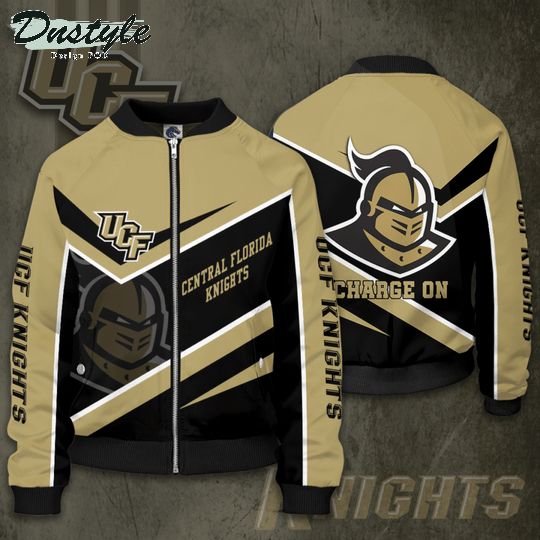 UCF Knights Basketball Team Charge On Bomber Jacket