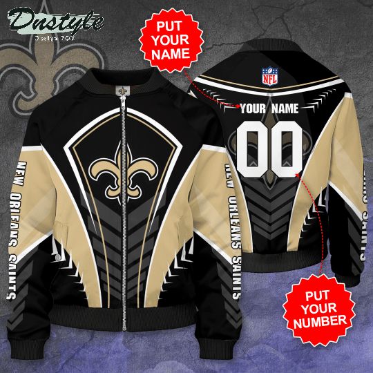 Personalized New Orleans Saints Bomber Jacket