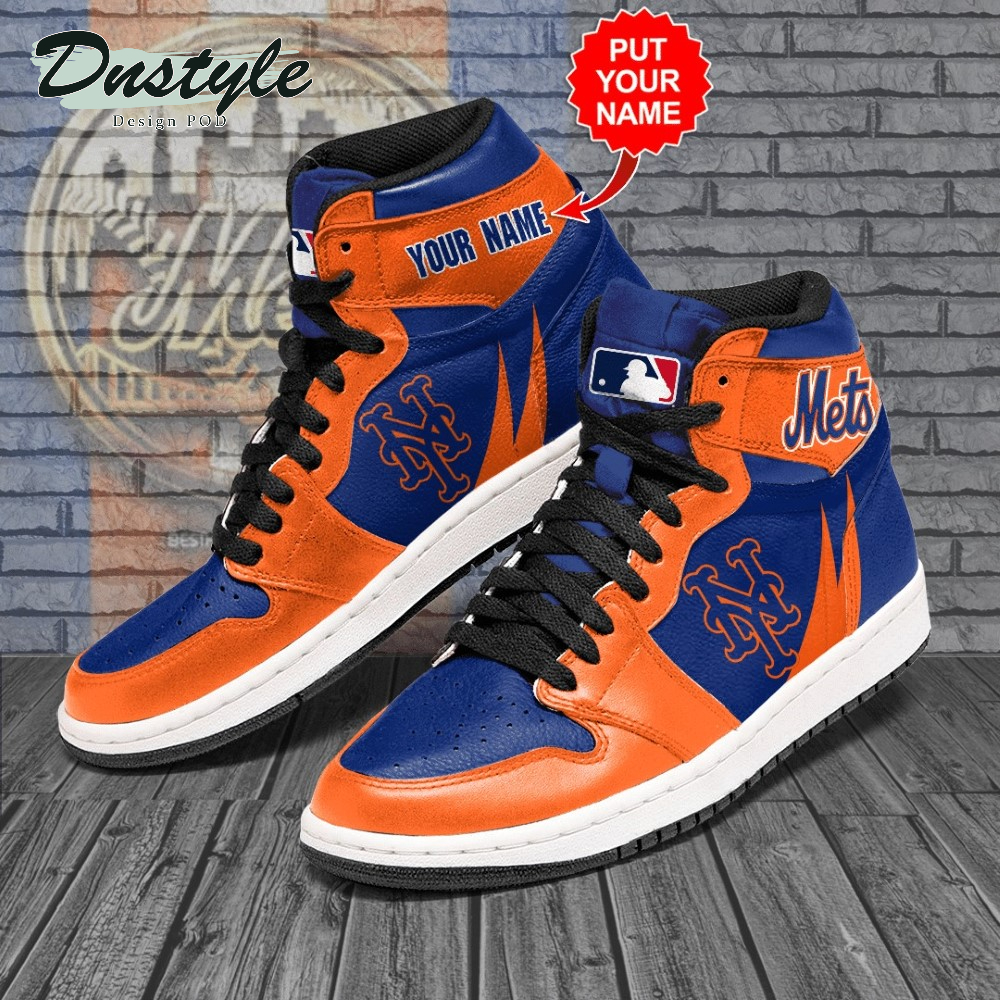 New York Mets MLB Baseball Air Jordan High Top Sneaker