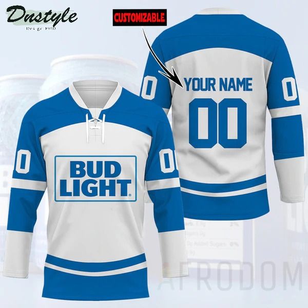 Bud Light Personalized Hockey Jersey