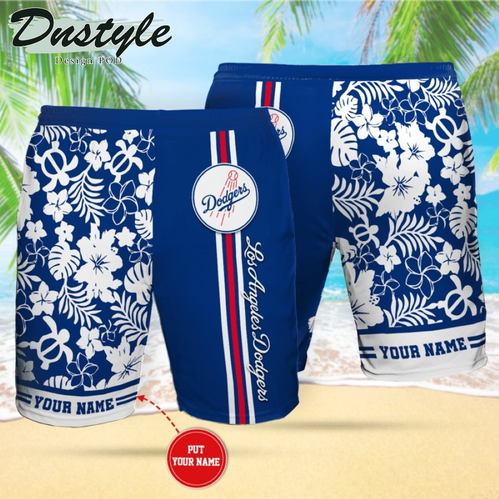 Personalized Los Angeles Dodgers Hawaiian Shirt And Short