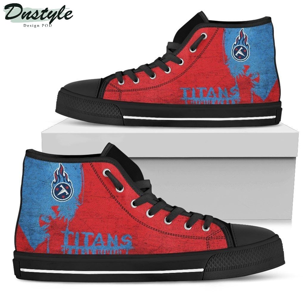 Alien Movie Tennessee Titans NFL Canvas High Top Shoes