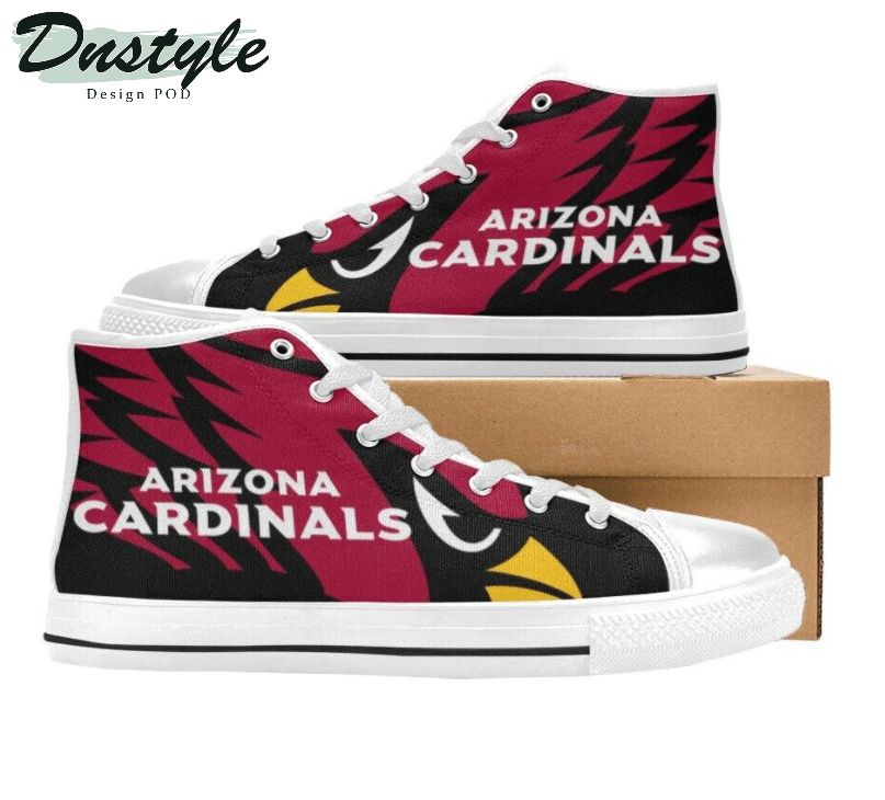 Arizona Cardinals NFL Football 10 Canvas High Top Shoes